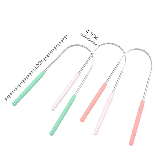 BariBlends Stainless Steel Tongue Scraper