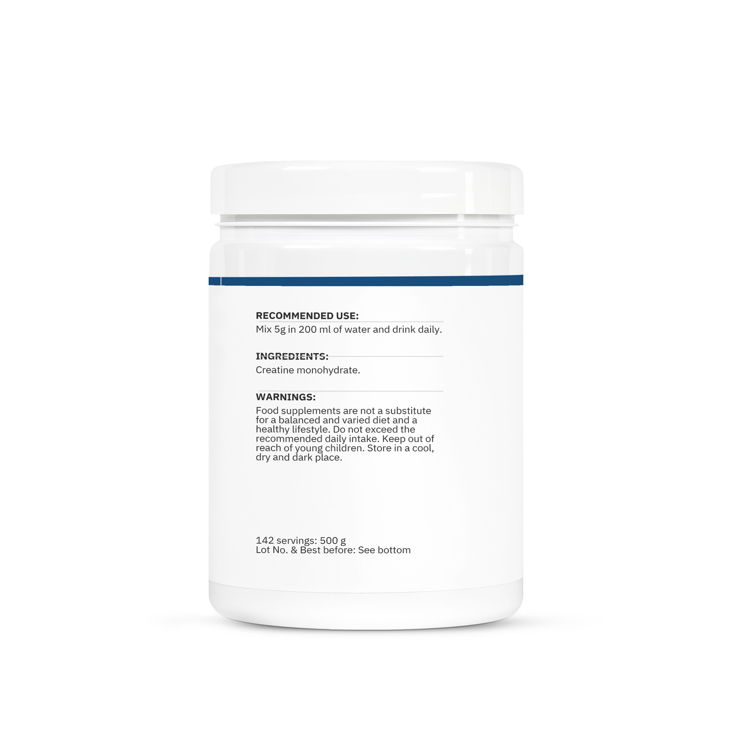 BariBlends Pure Creatine: Muscle Support - 500g