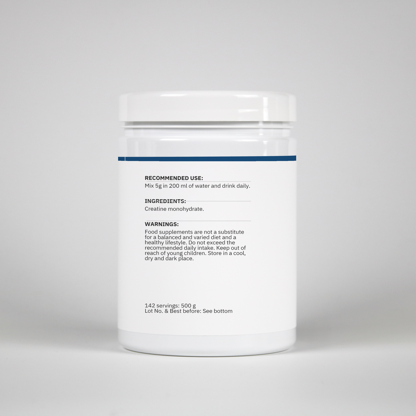 BariBlends Pure Creatine: Muscle Support - 500g
